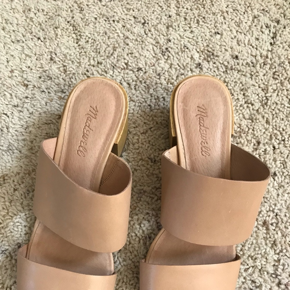 Madewell Slides Nude Size 9